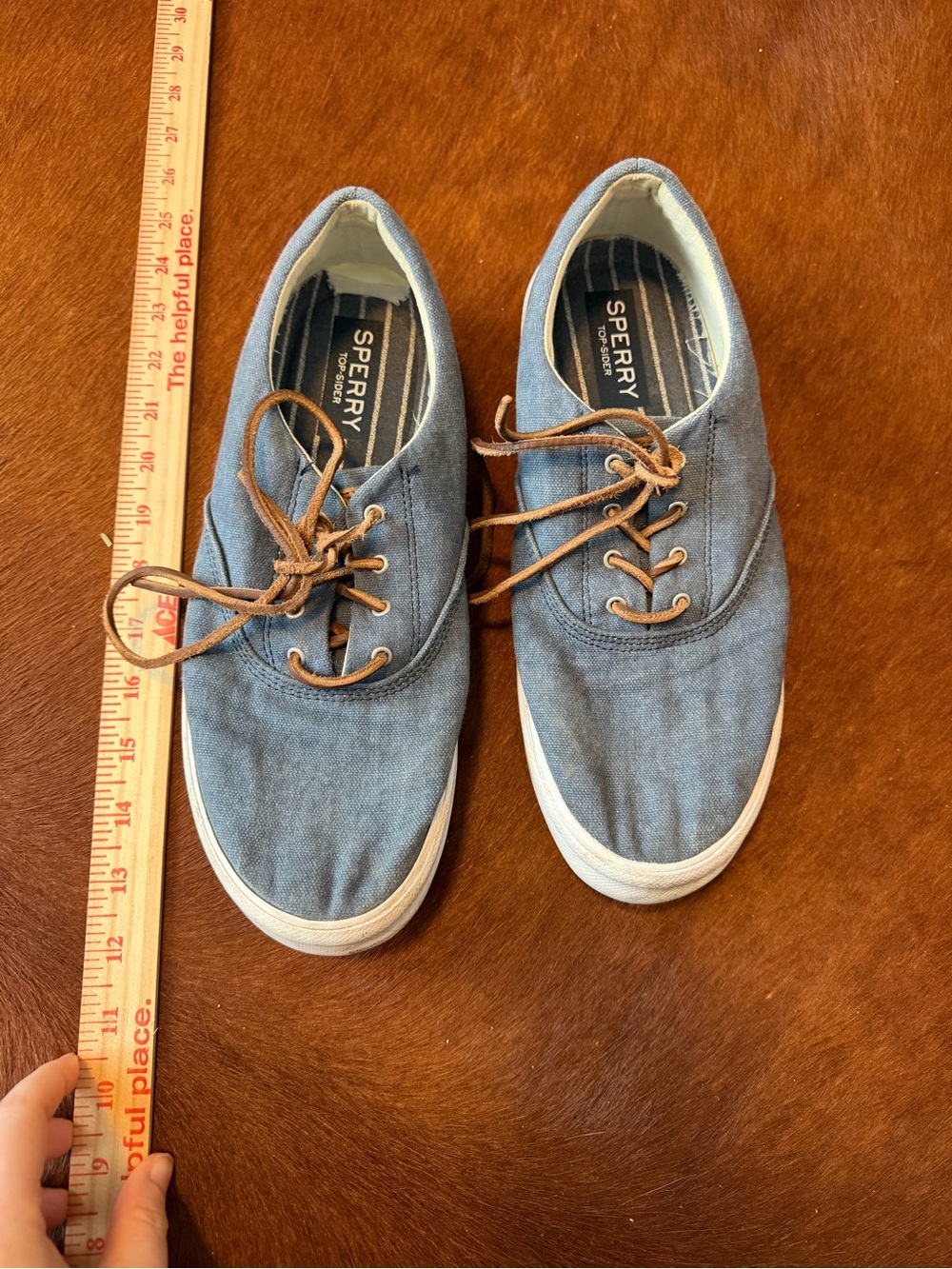 Men’s 10 Blue Sperry Topsider Shoes